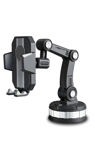 LitaeTrend Vlike V13 Vantuzlu 360 Derece Ayarlanabilir Araç Tutucu - Siyah ürün görseli 1