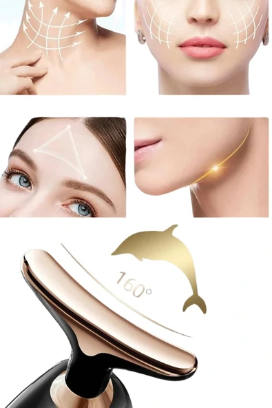 LitaeTrend Kırışıklık Giderici Yüz Masaj Aleti Pilli Cilt Bakım Cilt Sıkılaştırma Derinlemesine Temizler - Resim 5