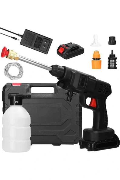 LitaeTrend Bahçe Sulama Tabancası Makinesi Yüksek Basınçlı Akülü Yıkama Makinesi - Resim 4