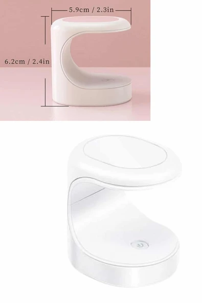 LitaeTrend Kalıcı Oje Protez Tırnak Uv Led Kuturucu Oje Jel Tırnak Kurutucu - Resim 4