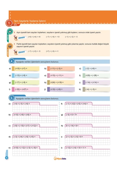2026 7. Sınıf Hiper Matematik Konu Anlatımlı & Etkinlikli Soru Bankası | Serkan Akça - Resim 7