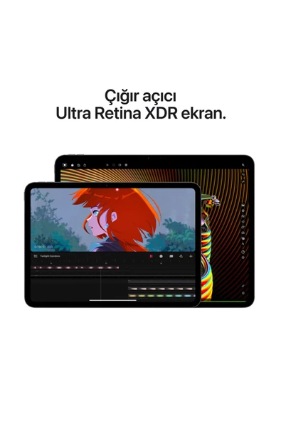 iPad Pro 7. Nesil Wi-Fi Nano Texture Cam 1 TB 11" MWR63TU/A Uzay Siyahı Tablet - Resim 4