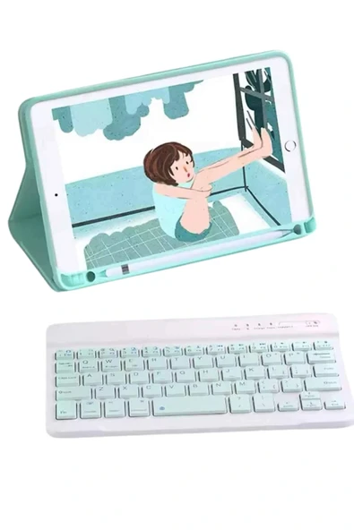 LitaeTrend Q Klavye Türkçe Bluetooth Klavye Tüm Cihazlara Uyumlu Kablosuz - Resim 4