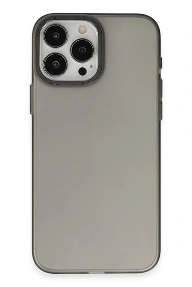 LitaeTrend iPhone 15 Pro Kılıf Modos Metal Kapak - Siyah ürün görseli 1