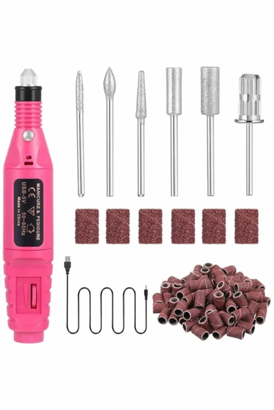 LitaeTrend Protez Tırnak Ayak Nasır Ve Tırnak Mantar Makinesi Elektrikli 12v Tırnak Törpü Seti - Resim 2