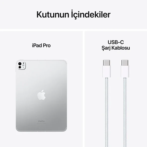 iPad Pro 7. Nesil Wi-Fi + Cellular 1 TB 11" MVW63TU/A Gümüş Tablet - Resim 4