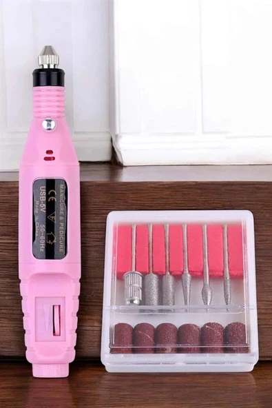 LitaeTrend Elektrikli Manikür Pedikür Törpü Seti Protez Tırnak Nasır Temizleyici ürün görseli 1