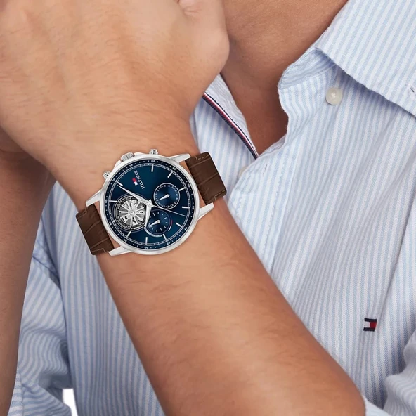 Tommy Hilfiger TH1710629 Erkek Kol Saati - Resim 4