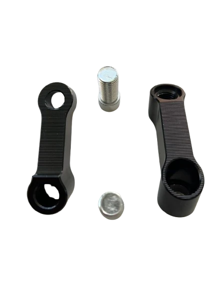 ÜNİVERSAL AYNA UZATMA GENİŞLETME APARATI SİYAH 10mm DÜZ DİŞ PCX - Resim 2