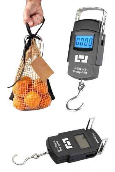 LitaeTrend Profesyonel El Terazisi El Kantarı 50 Kg Dijital Göstergeli TLT - Resim 2