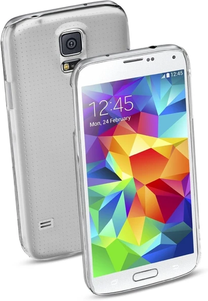Cellular Line Samsung Galaxy S5 İçin INVISIBLECGALS5 Kristal Kılıf Şeffaf - Resim 3