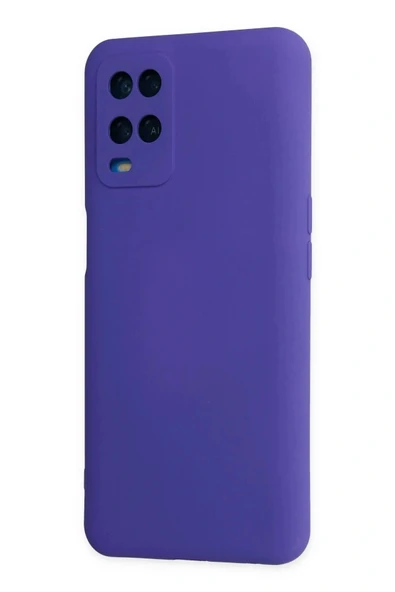 LitaeTrend Oppo A54 4G Kılıf Nano içi Kadife Silikon - Mor - Resim 3