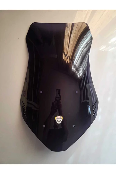 MOTOCAM Apachi Ventro 150 Siperlik Ön Cam 2023-2025 Model 57cm Siyah Renkli 4mm - Resim 2