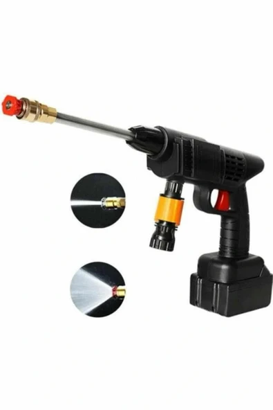 LitaeTrend Oto Araba Yıkama Şarjlı Ve Yüksek Basınçlı Oto Yıkama Ve Sulama Tabancası - Resim 3