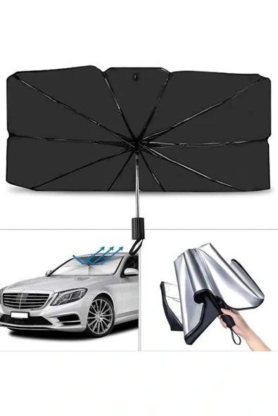 LitaeTrend Yeni Nesil Tüm Araç Modellerine Uygun Oto Şemsiye Katlanabilir UV Işınlarına Karşı - Resim 2