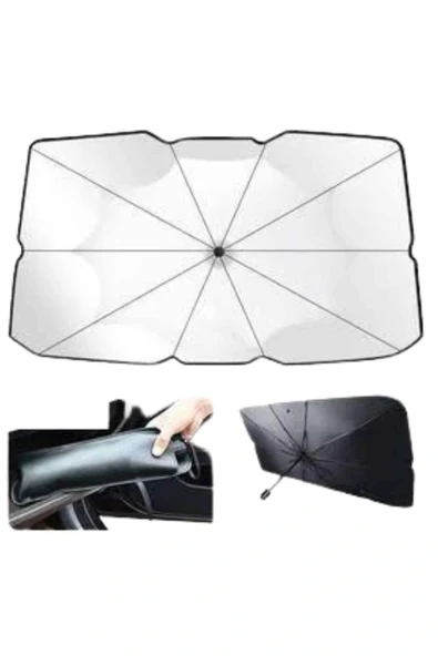 LitaeTrend Taşınabilir Oto Cam Güneşliği Katlanabilir Tüm Araçlara Uyumlu Güneş Gölge Koruyucu - Resim 3
