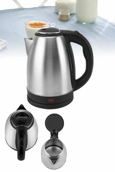 LitaeTrend Yeni Nesil Saplı Uzun Ömürlü Paslanmaz Çelik Su Isıtıcı Kettle - Resim 2