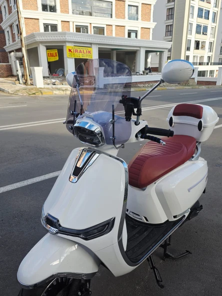 MOTOCAM Küba MT 50 Pro Plus Ön Cam 2024-2025 Model 39cm Füme Renkli 4mm APARATSIZDIR - Resim 2