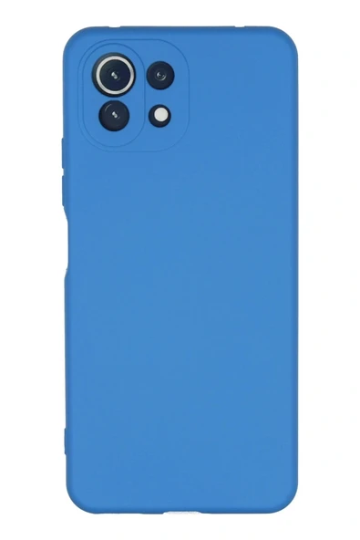LitaeTrend Xiaomi Mİ 11 Lite Kılıf Nano içi Kadife Silikon - Mavi ürün görseli 1