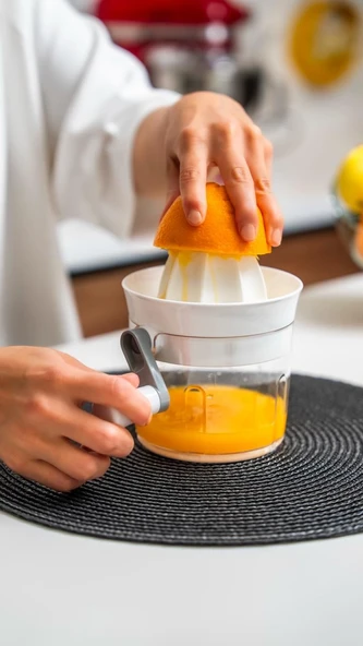 Narenciye Sıkacağı Çevirmeli Portakal, Mandalina ve Limon Sıkacağı - Resim 2