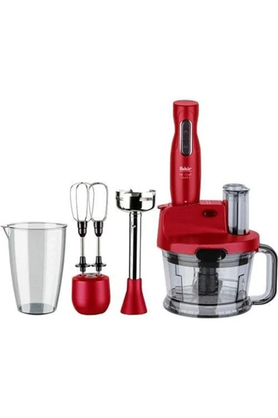 Fakir Mr Chef Quadro Blender Set Kırmızı ürün görseli