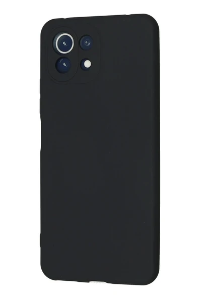 LitaeTrend Xiaomi Mİ 11 Lite Kılıf Nano içi Kadife Silikon - Lacivert - Resim 3