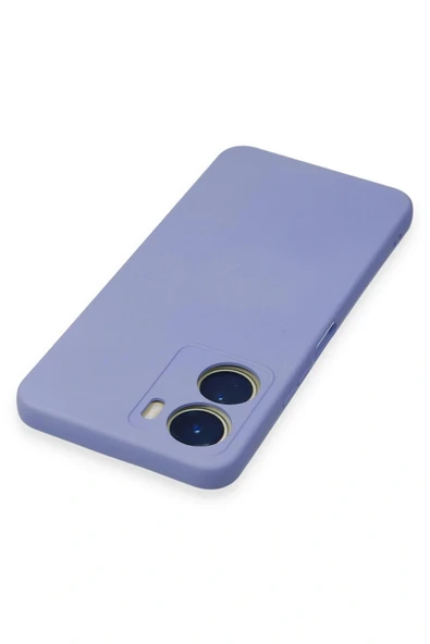 LitaeTrend Vivo Y16 Kılıf Nano içi Kadife Silikon - Lila - Resim 4