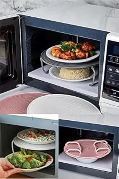 Saint Belisama Pratik Katlanabilir Buzdolabı Ve Mikrodalga Rafı Ayaklı Isıya Dayanıklı Düzenleyici Raf Beyaz ürün görseli