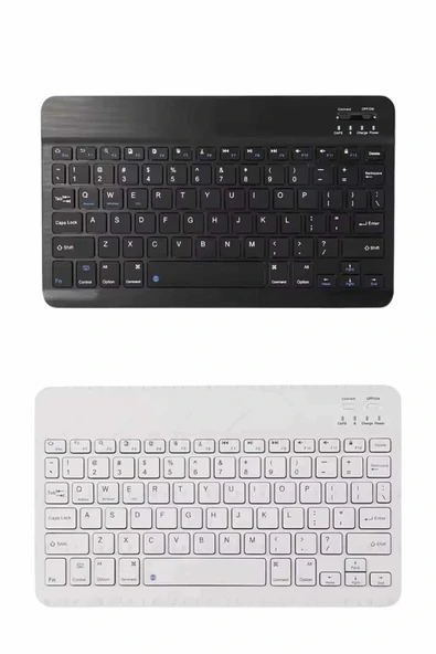 LitaeTrend Uyumlu Kablosuz Bluetooth Şarj Edilebilir Mini Q Klavye - Resim 4