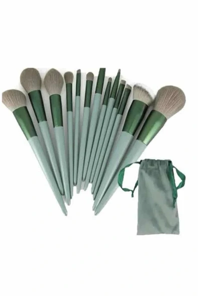 LitaeTrend 13 Parça Makyaj Fırça Seti Far Kontür Aydnlatıcı Fırçası İz Bırakmaz Hafif ve Yumuşak - Resim 4