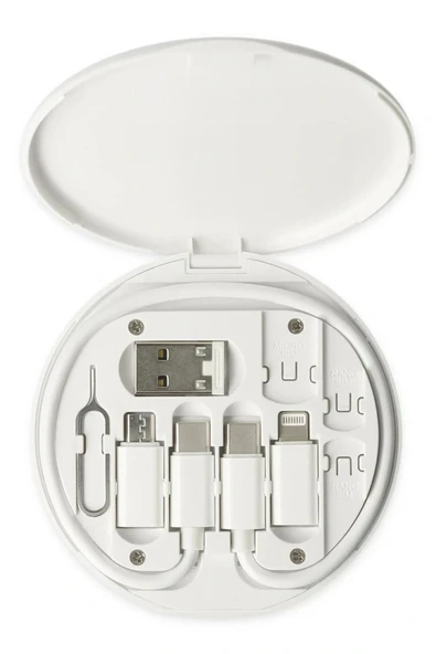 LitaeTrend SN06 3in1 Kablo ve Kart Düzenleyici - Beyaz ürün görseli 1