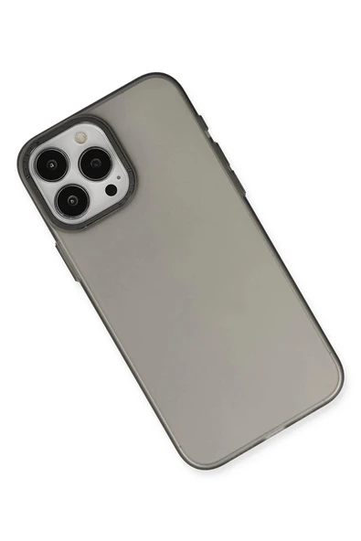 LitaeTrend iPhone 15 Pro Kılıf Modos Metal Kapak - Siyah - Resim 3