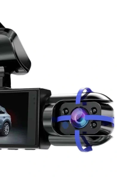 LitaeTrend Araç İçi Full Hd Kamera Ön ve Arka Kameralı Ekranlı Araç Kamerası - Resim 3