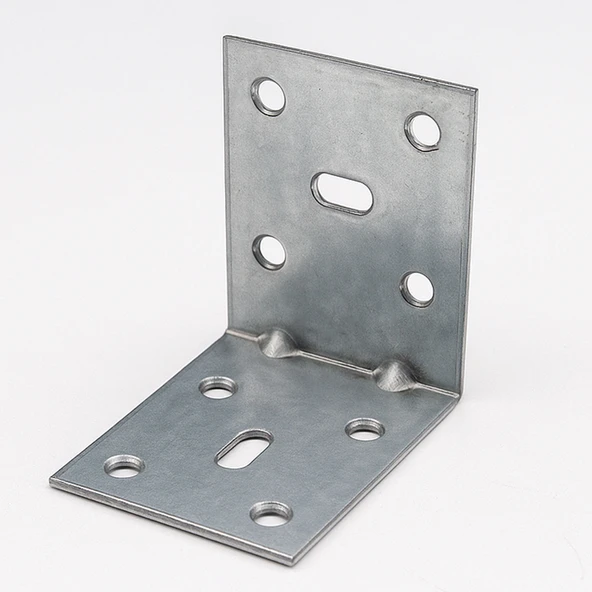 Metal L Demiri (25 ADET) 40x50x50 mm İnce Gönye Mobilya Duvar Sabitleme Bağlantı Aparatı ürün görseli