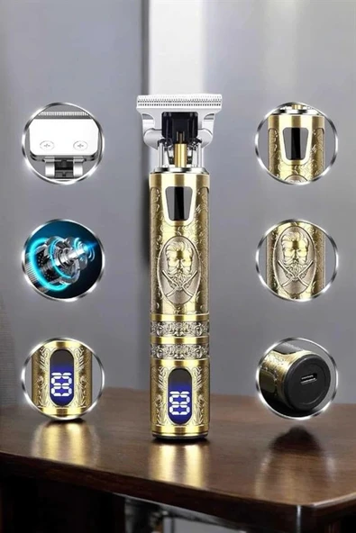 LitaeTrend Çizik Tıraş Makinesi Şarjlı Paslanmaz Çelik Bıçaklı Uzun Ömürlü ürün görseli 1