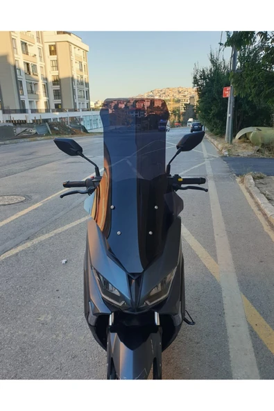 MOTOCAM Revolt RSX5 Siperlik Ön Cam 2022-2025 Model 78cm Siyah Renkli 4mm ürün görseli