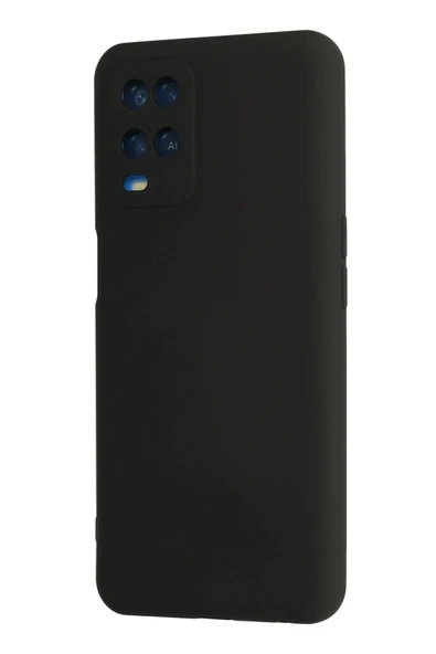 LitaeTrend Oppo A54 4G Kılıf Nano içi Kadife Silikon - Siyah - Resim 3