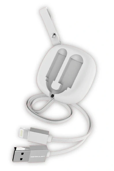 LitaeTrend S80 Lightning Kablo iphone Uyumlu 20cm-1M 2A - Beyaz ürün görseli 1