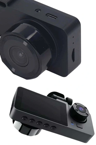 LitaeTrend Araç İçi Dikiz Kamerası Sürüş Kaydedici 3 Lensli DVR Kamera - Resim 3