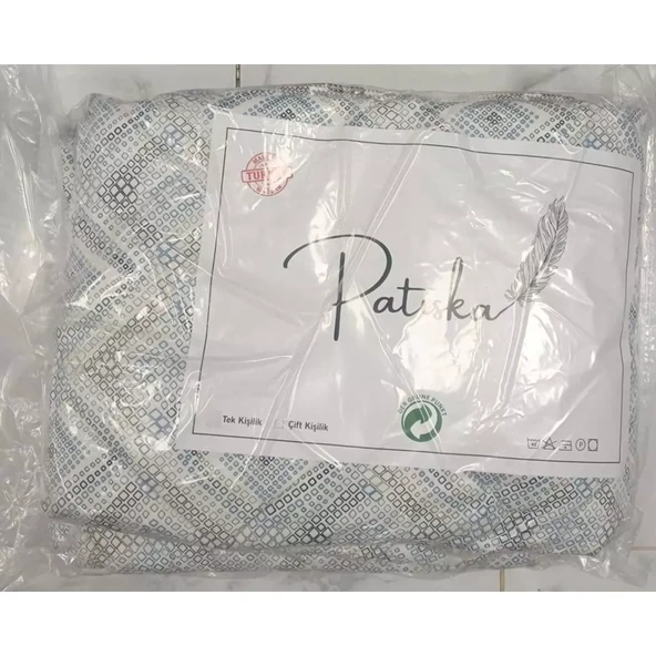 Patiska Polycotton Tek Kişilik Desenli Silikon Yorgan (155x215) - Resim 5