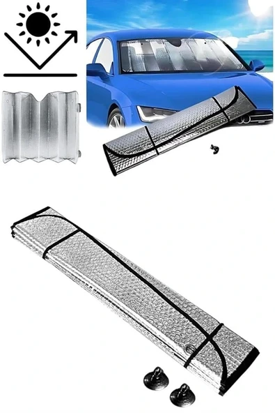 LitaeTrend Oto Güneşlik Isı Önleyici Tüm Araçlara Uyumlu UV Işınlarına Karşı - Resim 3
