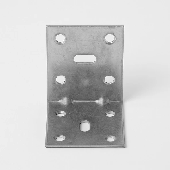 Metal L Demiri (25 ADET) 40x50x50 mm İnce Gönye Mobilya Duvar Sabitleme Bağlantı Aparatı - Resim 5