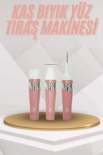 LitaeTrend Yüz Kaş ve Tüm Vücut Epilasyon Aleti 3 Başlıklı Hassas Ciltlere Uygun Epilatör ürün görseli