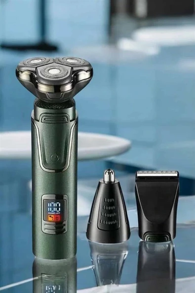 LitaeTrend Yüksek Performanslı 3 Başlıklı Profesyonel Tıraş Makinesi - Resim 4