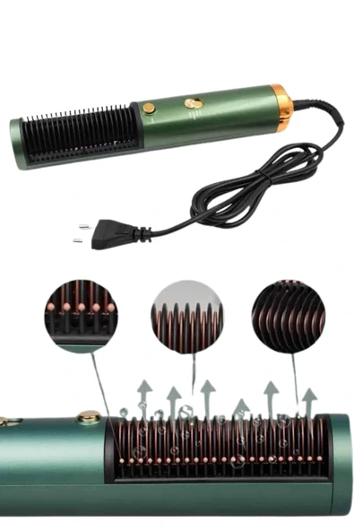 LitaeTrend Fön Tarak Düzleştirici Seramik Kaplama Fön Makinesi Saç Kurutma - Resim 4