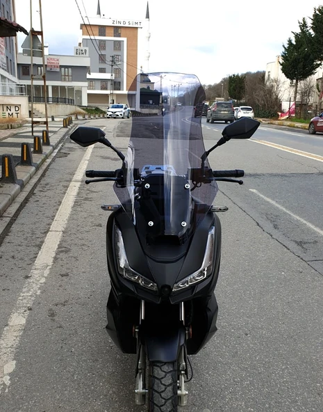 MOTOCAM Salcano Wind 150 Siperlik Ön Cam 2023-2025 Model 68cm Füme Renkli 4mm ürün görseli