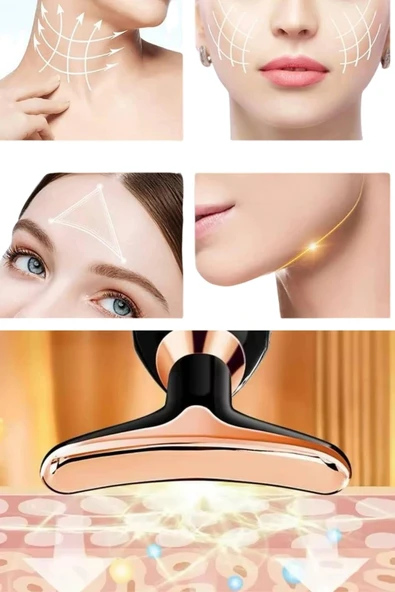 LitaeTrend Gıdık Ve Sarkma Giderici Boyun Ve Yüz Güzellik Cihazı Pilli - Resim 4