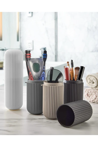 Saint Belisama 3 Adet Smart Saklama Kabı Çok Amaçlı Organizer Diş Fırçalık Gözlük Saklama Kozmetik Kutusu ürün görseli