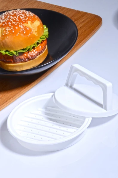 Saint Belisama Hamburger ve Köfte Kalıbı Köfte Presi Şekillendirici Burger Press Pratik Köfte Yapma Aparatı - Resim 2