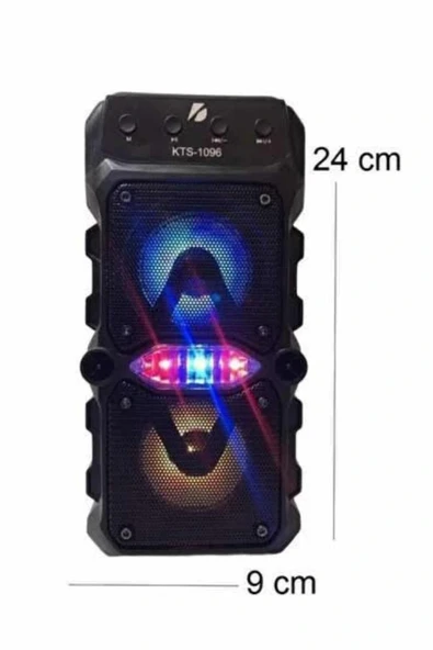 LitaeTrend Bluetooth Hoparlör Yüksek Ses Kaliteli Büyük Boy Çift Çıkışlı Ses Bombası - Resim 4